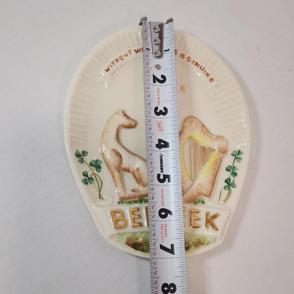 Belleek Collectors Society 1979 Trade Mark Plaque Founder Member Irish Pottery